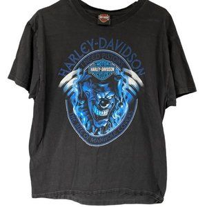 Harley Davidson Evil Clown Sioux Falls South Dakota Tee
